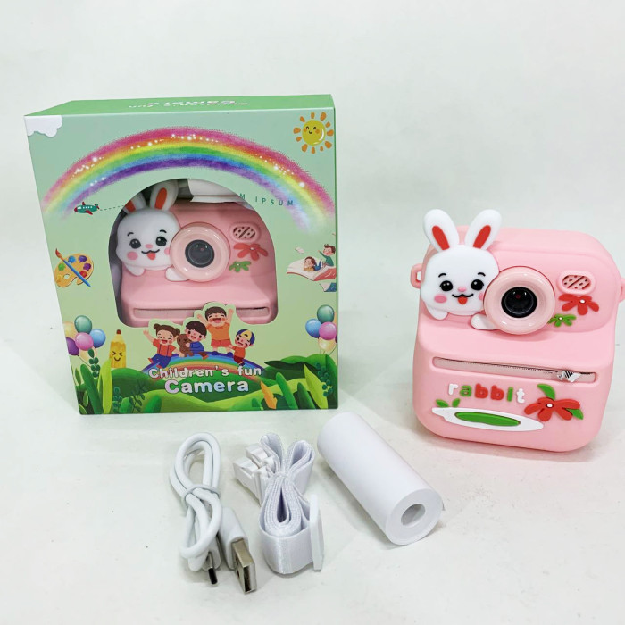 Дитячий фотоапарат миттєвого друку S11 Pink