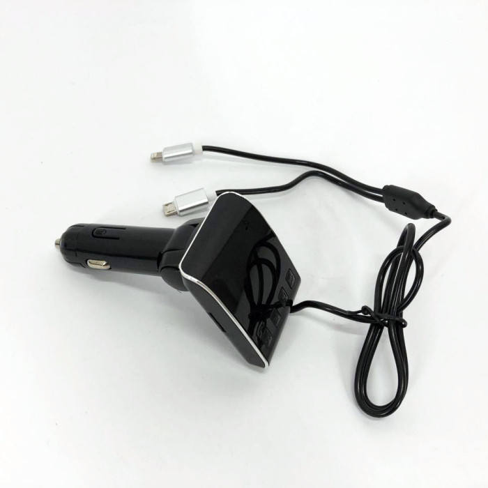 FM модулятор HZ H22 BT для авто з Bluetooth, Авто трансмітер від прикурювача, Bluetooth фм передавач