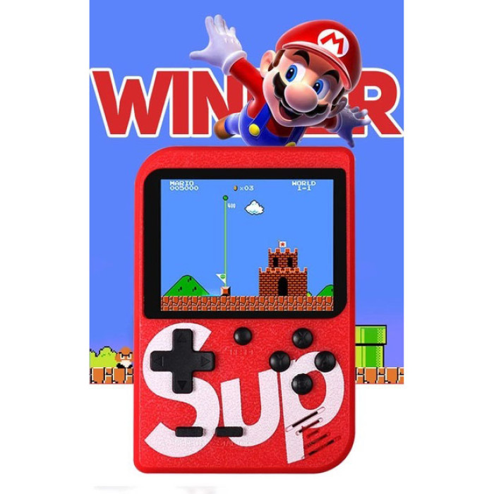 Ігрова консоль Sup Game Box 500 ігор, ігрова консоль для телевізора. Колір: червоний
