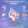 Бездротові навушники LED з котячими вушками CAT STN-28. Колір: рожевий