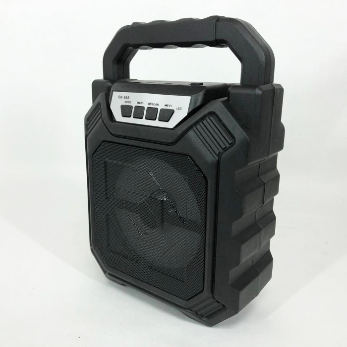 Бездротова портативна колонка Bluetooth YF-668BT. Колір: чорний