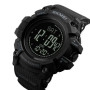 Годинник наручний чоловічий SKMEI 1356BK BLACK, фірмовий спортивний годинник. Колір: чорний