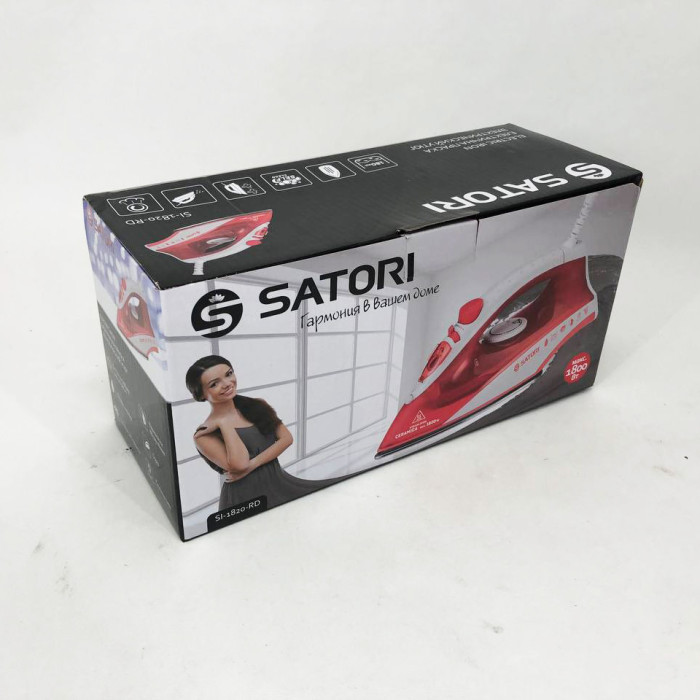 Праска SATORI SI-1820-RD, парова праска відпарювач, професійна парова праска