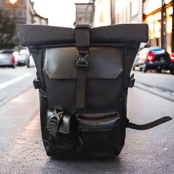 Рюкзак Rolltop чоловічий жіночий для подорожей і ноутбука , Ролтоп великий для міста