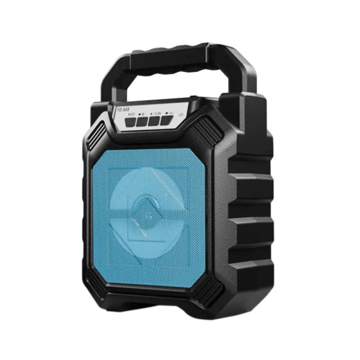 Бездротова портативна колонка Bluetooth YF-668BT. Колір: синій