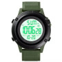 Годинник наручний чоловічий SKMEI 1508AGWT ARMY GREEN-WHITE, Водонепроникний чоловічий годинник. Колір: зелений