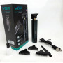 Тример для стрижки волосся, вусів, бороди VGR V-077 з USB зарядкою, корпус метал, триммер бездротовий