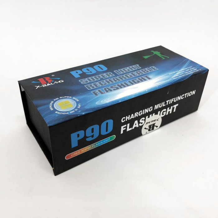 Ліхтар поліцейський X-Balog BL-531-P90 1х26650 8800mah USB/microUSB/ 3хААА R3 функція Power Bank