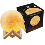 Нічник світиться місяць Moon Lamp 18 см, Ночник дитячий для кімнати, Дитячий нічник безпечний для дитини