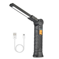 Ліхтар поворотний Worklight G51-LED-COB з магнітом та гаком, Кемпінговий складаний ліхтар