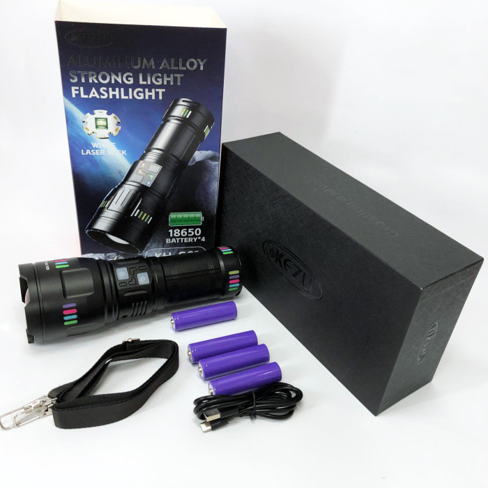 Ліхтар NIGHT VISION FLUORESCENCE G01-PM50-TG, Потужний кишеньковий ліхтарик, Сильний ліхтарик