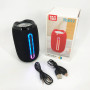 Портативна Bluetooth-колонка TG653 USB з ремінцем, акумуляторна колонка для музики. Колір: чорний