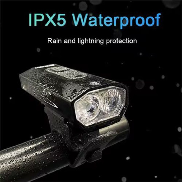 Велоліхтар BK-08/01 Pro-2XPE, Ліхтарик для катання на велосипеді, Велосипедний ліхтар з фіксацією на кермо