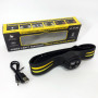 Ліхтар налобний T134-XPE-4COB (white+yellow+red) Motion Sensor, налобний ліхтарик із usb зарядкою
