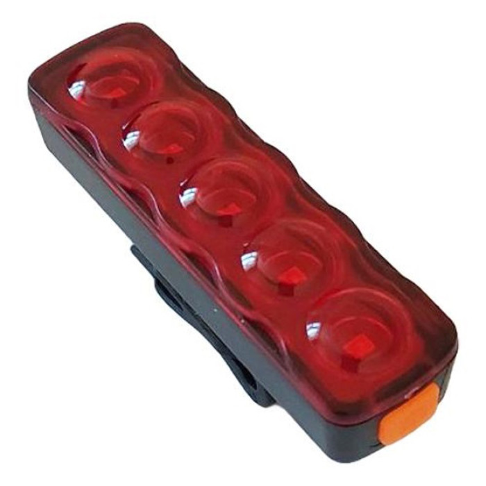 Велоліхтар XFL-101-5LED, Велосипедний ліхтар з функцією мигалки, Світлові сигнали для велосипеда