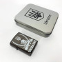 Дугова електроімпульсна запальничка USB Україна (металева коробка) HL-449. Колір: чорний