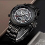 Годинник наручний чоловічий SKMEI 1515BK BLACK, годинник наручний електронний тактичний. Колір: чорний
