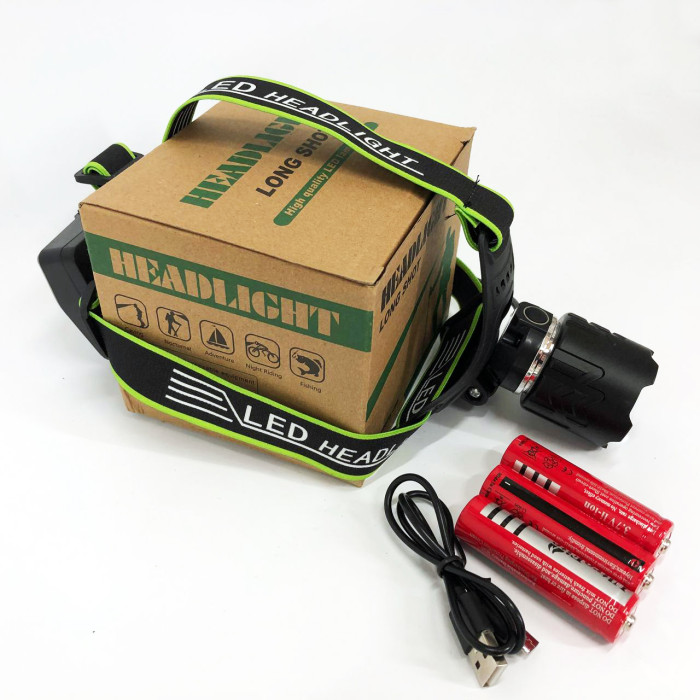Ліхтар налобний A25 WHITE LASER LED PM10-TG, Ліхтар акумуляторний для рибалки, для туриста