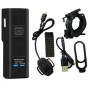 Велофара з сигналом Waterproof MT-007-T6 450Lum 18650 з виносною кнопкою Довговічний велосипедний ліхтар