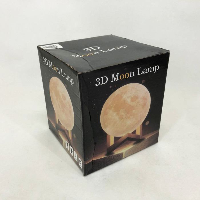 Нічник світиться місяць Moon Lamp 18 см, Ночник дитячий для кімнати, Дитячий нічник безпечний для дитини