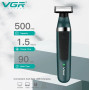 Електробритва VGR V-393 Shaver професійна водонепроникна, чоловіча машинка для гоління
