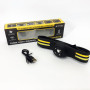 Ліхтар налобний T134-XPE-4COB (white+yellow+red) Motion Sensor, налобний ліхтарик із usb зарядкою