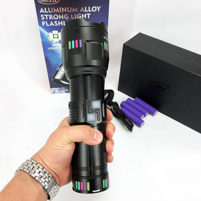 Ліхтар NIGHT VISION FLUORESCENCE G01-PM50-TG, Потужний кишеньковий ліхтарик, Сильний ліхтарик