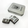 Дугова електроімпульсна запальничка USB Україна (металева коробка) HL-449. Колір: чорний
