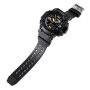 Годинник наручний чоловічий SKMEI 1520BK BLACK, армійський годинник протиударний. Колір: чорний