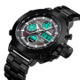 Годинник наручний чоловічий SKMEI 1515BK BLACK, годинник наручний електронний тактичний. Колір: чорний