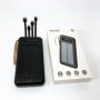 Power Bank Solar Smart 1015 зарядний пристрій на сонячній батареї 20000mAh з індикатором заряду Чорний
