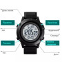 Годинник наручний чоловічий SKMEI 1508BKWT BLACK, годинник наручний електронний тактичний. Колір: чорний