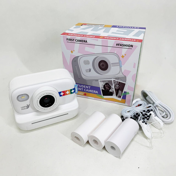 Дитячий фотоапарат миттєвого друку S9 WHITE