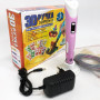 3D ручка Smart 3D Pen 2 c LCD дисплеєм, 3D ручка для розвитку уваги. Колір: рожевий