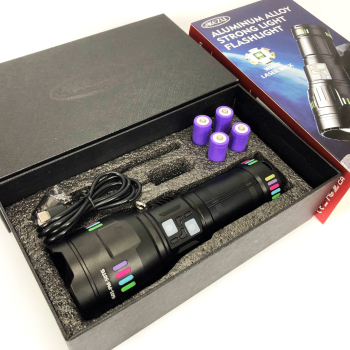 Ліхтар NIGHT VISION FLUORESCENCE G01-PM50-TG, Потужний кишеньковий ліхтарик, Сильний ліхтарик