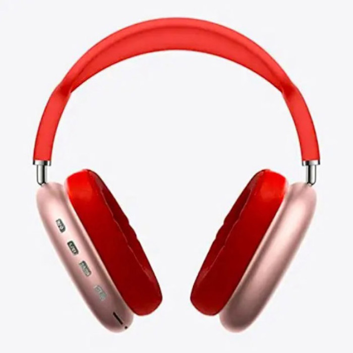 Бездротові навушники Bluetooth P9 STEREO, Бездротові bluetooth earphones. Колір: червоний