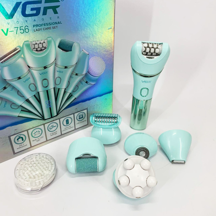 Епілятор VGR V-756 GREEN 7 в 1