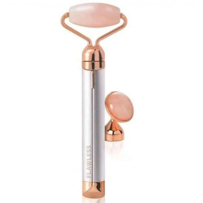 Масажер ролик електричний Facial Roller Massager. Колір: білий