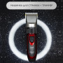 Професійна машинка для стрижки волосся GEMEI GM-550 з двома акумуляторами, Бритва триммер для бороди