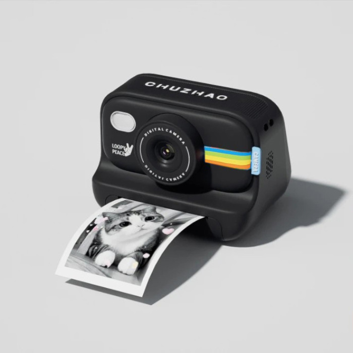 Дитячий фотоапарат миттєвого друку S9 BLACK