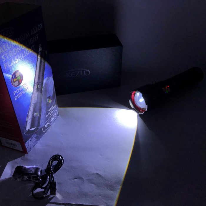 Ліхтар NIGHT VISION FLUORESCENCE G02-PM50-TG, Потужний кишеньковий ліхтарик, Сильний ліхтарик
