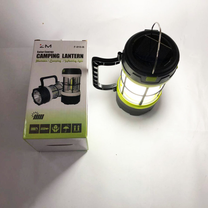 Мультифункціональний кемпінговий ліхтар із функцією Powerbank 910-LED+COB, кемпінговий світильник