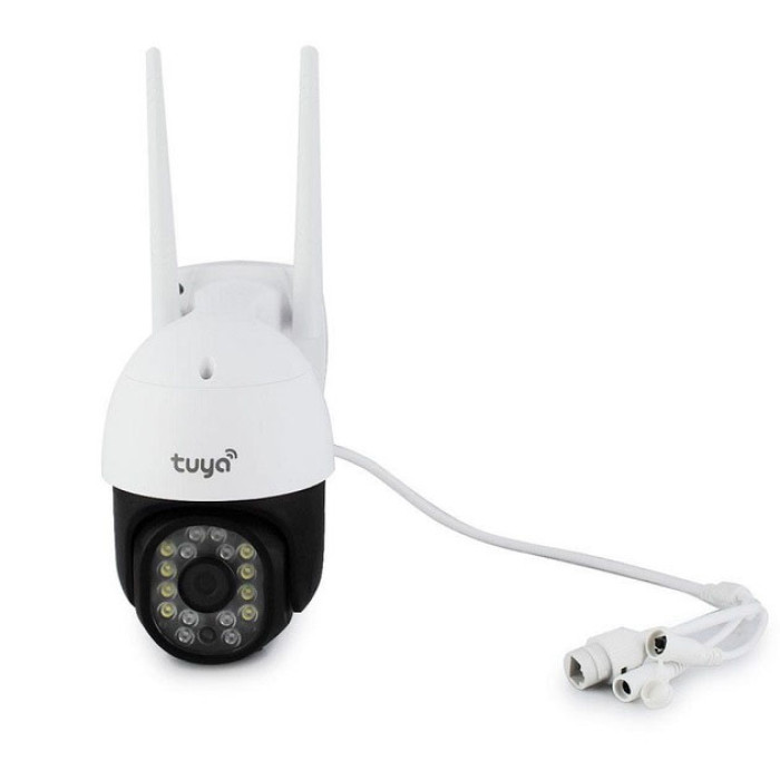 Камера вулична CAMERA C18 TUYA APP WIFI IP 3.0mp 7985 IP66, Вулична бездротова поворотна wi-fi камера