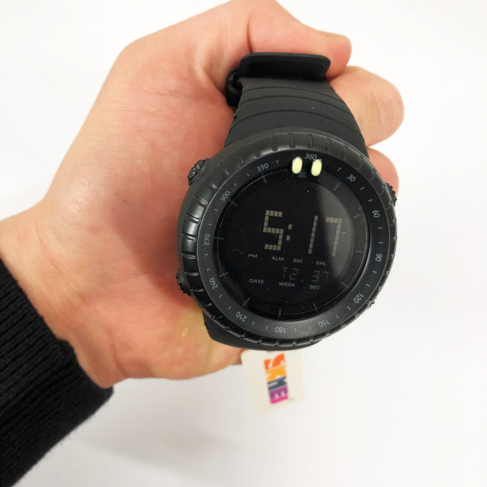Годинник наручний чоловічий SKMEI 1992BK BLACK, чоловічий армійський водостійкий тактичний годинник. Колір: чорний