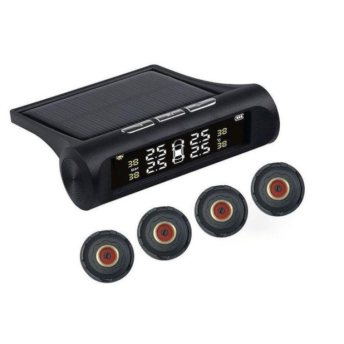 Система контролю тиску у шинах TPMS+SOLAR зовнішні датчики