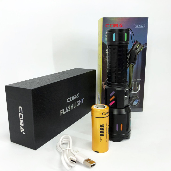 Ліхтар NIGHT VISION FLUORESCENCE CB-G62-TG, Надпотужний ліхтарик, Водонепроникний ліхтарик, Яскравий ліхтарик