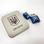 Дугова електроімпульсна USB Запальничка акумуляторна Україна металева коробка HL-446. Колір синій