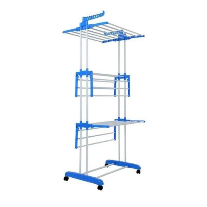 Сушарка для одягу, взуття та білизни Garment Rack, телескопічна стійка вішалка для одягу