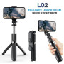 Універсальний штатив тринога для телефону Selfie Stick L02 Bluetooth монопод-трипод штатив селфі палиця
