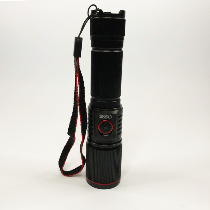 Ліхтар переносний P520-P50, ЗУ Type-C, 1x18650/3xAAA, zoom, індикація заряду, ремінець, Водонепроникний